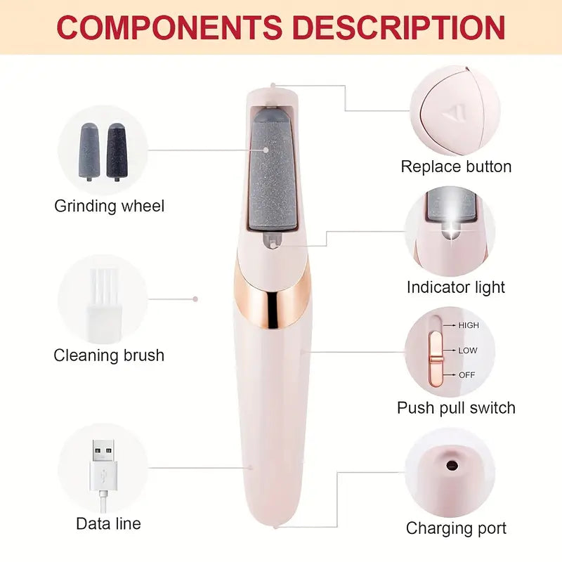Lima de Pies Eléctrica Profesional