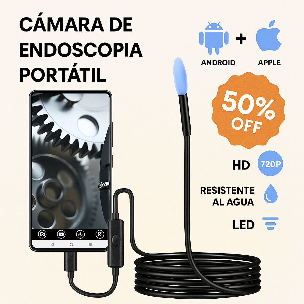 Cámara Endoscópica  🎥 📱. ¡Verá lo que creía imposible!